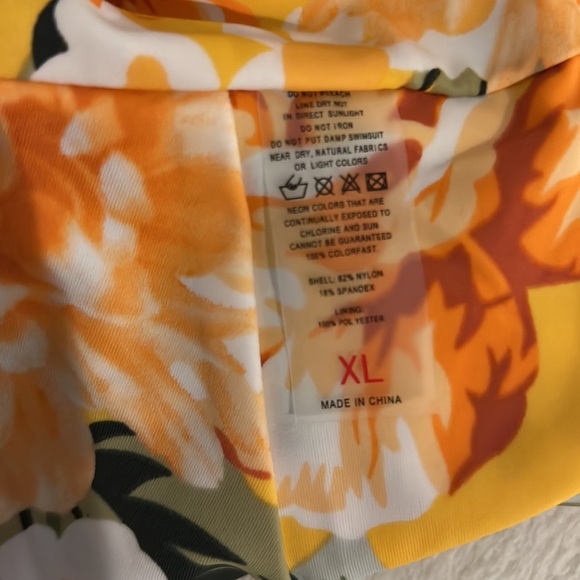 Susannah Women’s Floral and Striped Lace-up One-piece Swimwear - Picture 10 of 11